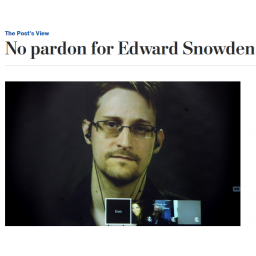 Iako je zbog Snoudena nagrađen Pulicerovom nagradom, Vašington Post traži da se Snoudenu sudi